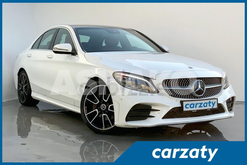 2020 Mercedes Benz C 200 AMG Sedan 2L 4Cyl 184hp// AED 2,827 monthly // FREE 5Years Warranty+Service