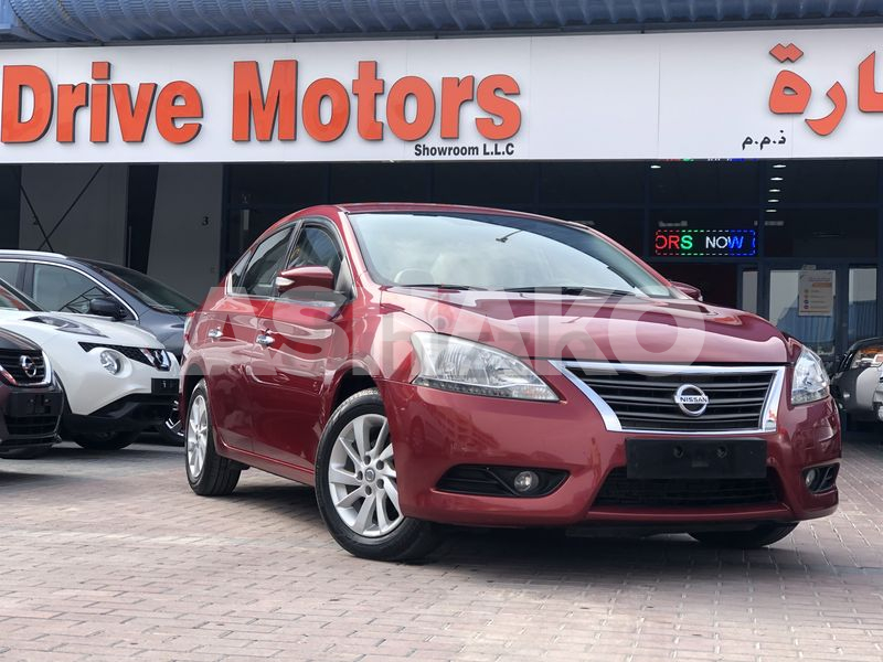 AED 678 / month UNLIMITED KM WARRANTY. FULL OPTION NISSAN SENTRA 2013 SL .!!WE PAY YOUR 5% VAT! . ..