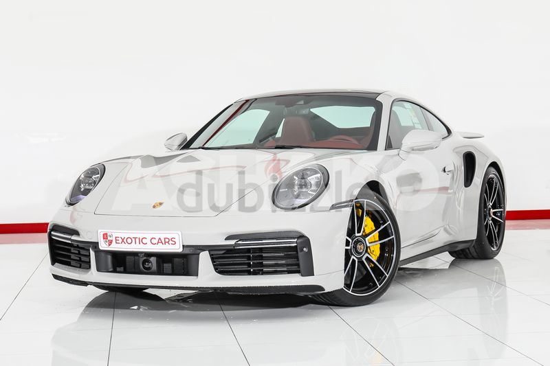 3 Years Warranty || Porsche 911 Turbo S 2021 Grey-Red New