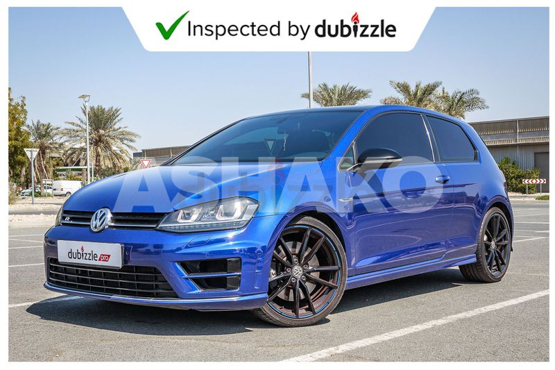 AED1448/month | 2016 Volkswagen Golf R 2.0L | Full Service History | GCC Specs