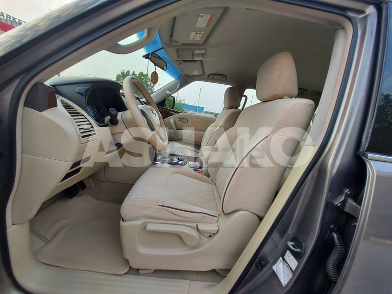 Nissan Patrol Se 5.6 V8 Gcc 2014 Free Accident Original Paint Inside Outside Perfect Condition 10 Image