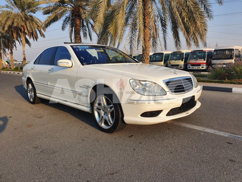 MERCEDES BENZ S55 AMG 2004 4 B GRADE SUPERCHARGED JAPAN IMPORTED