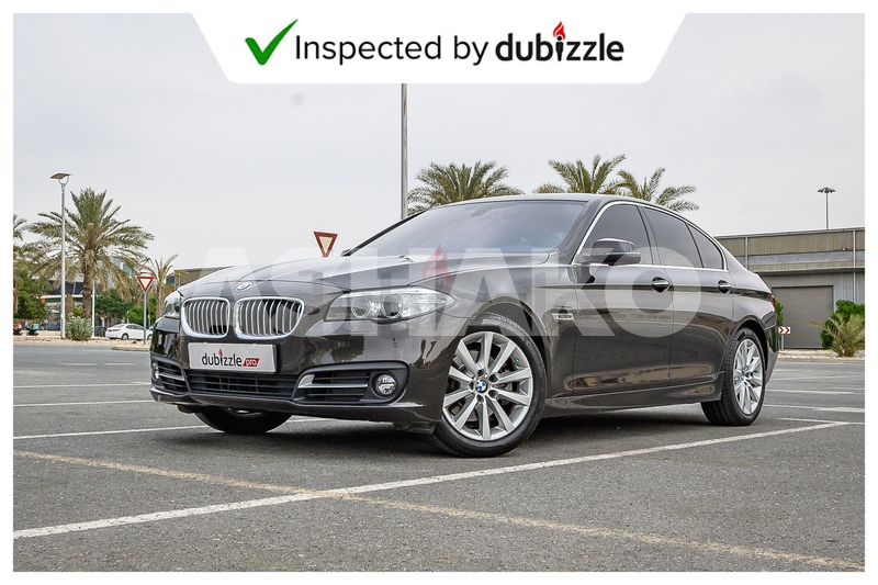 AED1714/month | 2016 BMW 520i 2.0L | Full BMW Service History | Warranty + Service | GCC Specs