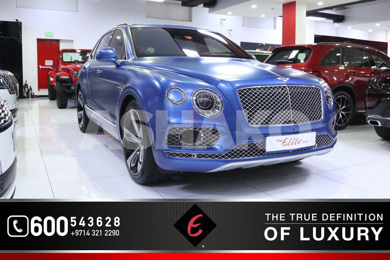 2020 !! BENTLEY BENTAYGA W12 **MATTE BLUE** | GCC SPECS | WARRANTY AND SERVICE CONTRACT AVAILABLE