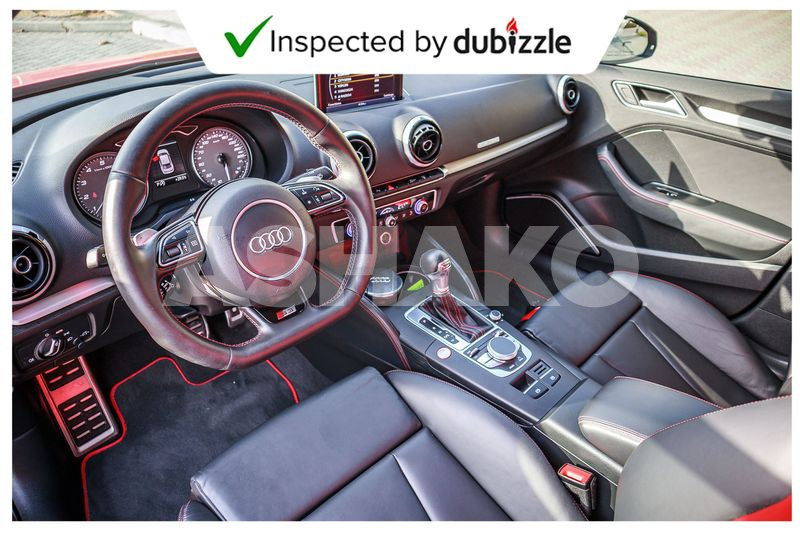 Aed1524/Month | 2016 Audi S3 Quattro 2.0L | Full Audi Service History | Gcc Specs 9 Image
