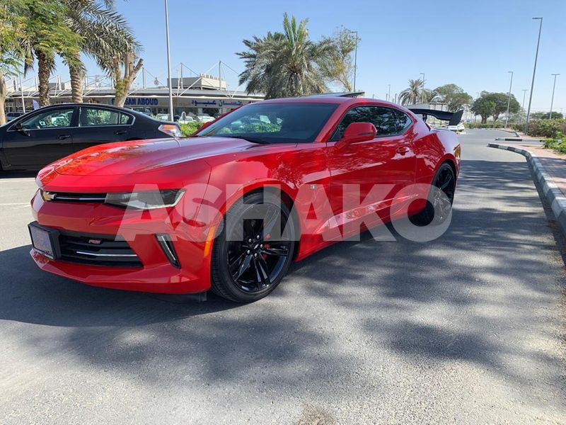 0% Down Payment, Gcc, Under Warranty, Chevrolet Camaro Rs, 2018 Brand New , 4500Km Only. 2 Image