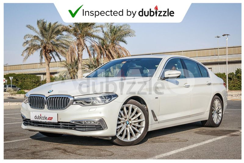 AED2572/month | 2017 BMW 540i Luxury 3.0L | Full BMW Service History | Warranty | GCC Specs