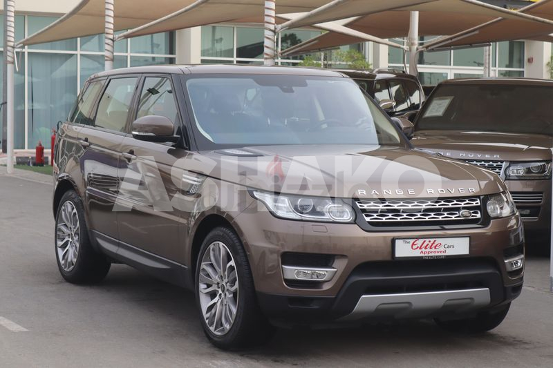 (2014) Range Rover Sport HSE V6 GCC In Excellent Condition Full Service History