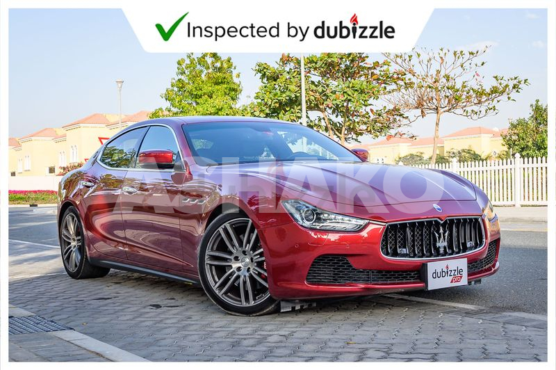 AED2475/month | 2015 Maserati Ghibli Q4 3.0L | Full Maserati Service History | GCC Specs