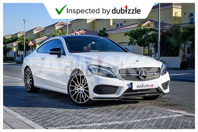 AED2820/month | 2017 Mercedes-Benz C43 3.0L | Full Mercedes-Benz Service History | Warranty | Coupe