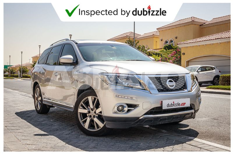 AED 1068/month | 2015 Nissan Pathfinder SL | Full Nissan Service History |  GCC Specs