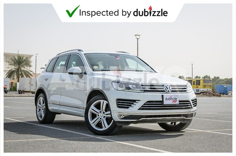 AED1867/month | 2018 Volkswagen Touareg 3.6L | Full Volkswagen Service History | Warranty + Service