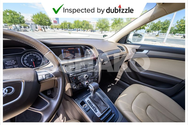 Aed1239/month | 2014 Audi A4 1.8L | Full Service History | Gcc Specs 10 Image