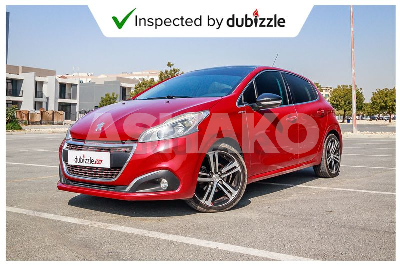 Inspected Car | 2016 Peugeot 208 GT Line 1.6L | Full Service History | GCC Specs