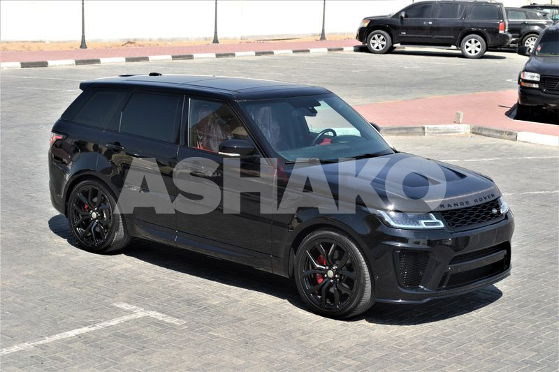 RANGE ROVER SPORT GCC SPECS 2015 V8 SUPERCHARGED WITH SVR BODY KIT 2020