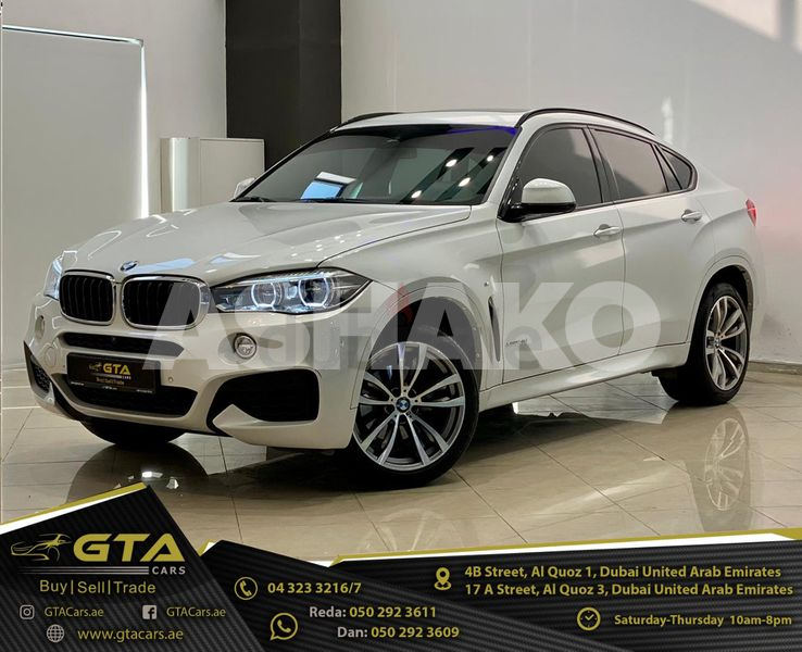 2018 BMW X6 xDrive35i M Sport, December 2022 BMW Warranty + Service, Full Service History, GCC