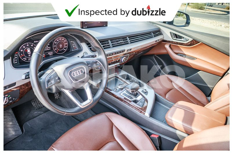Aed2628/month | 2016 Audi Q7 45Tfsi Quattro 3.0L | Full Audi Service History | 7 Seater | Gcc Specs 11 Image