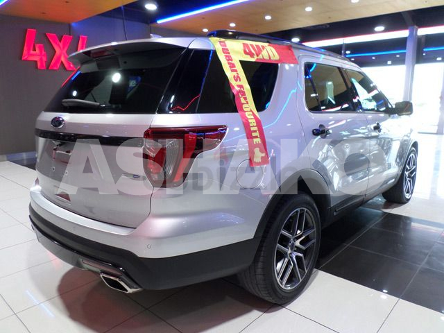 1,570 P.m | 0% Available | Trade-In Welcome | 2016 Explorer Sport | Dealer Warranty + History | Gcc 7 Image