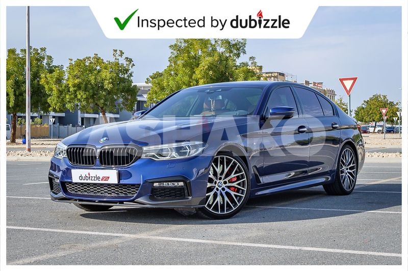 AED2744/month | 2018 BMW 530i M Sport 2.0L | Full BMW Service History | Warranty + Service | GCC