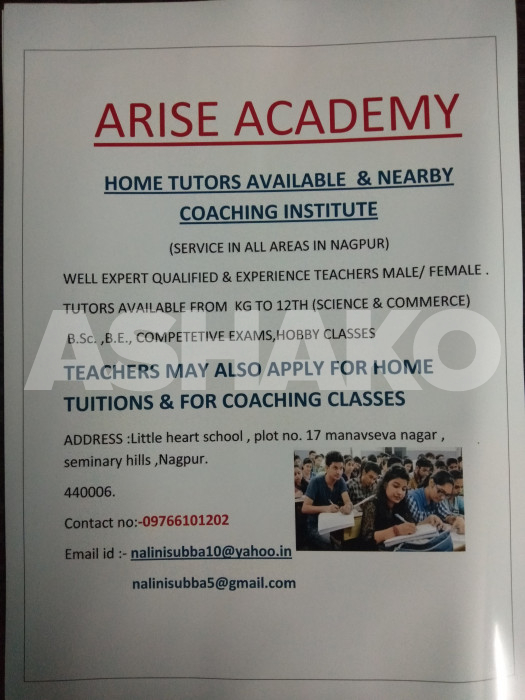 ARISE ACADEMY (HOME TUITION CONSULTANT)