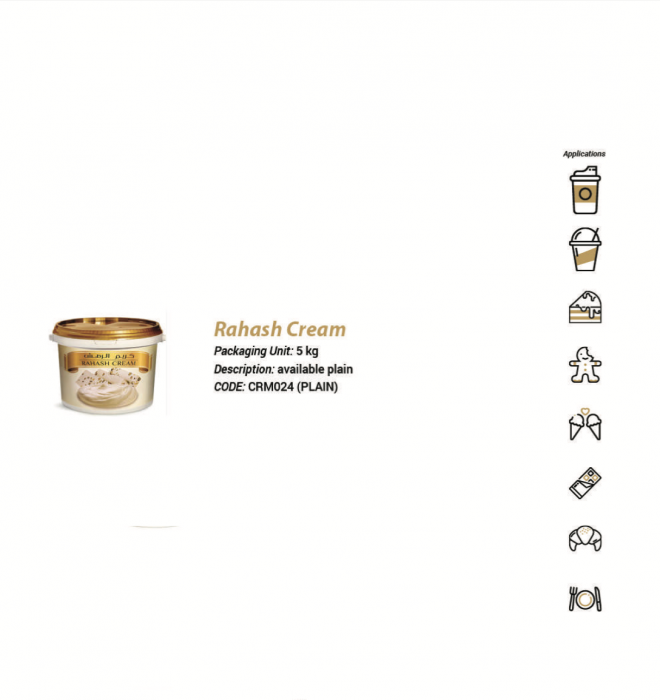 Cream Fillings » Rahash Cream ( Halawa) »