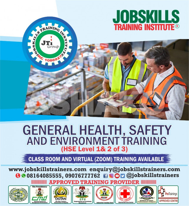 GENERAL HEALTH, SAFETY & ENVIRONMENT TRAINING (HSE LEVEL 1 & 2 OF 3)