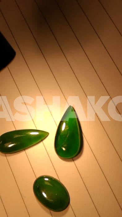Green Jade  and corundum (Rough)