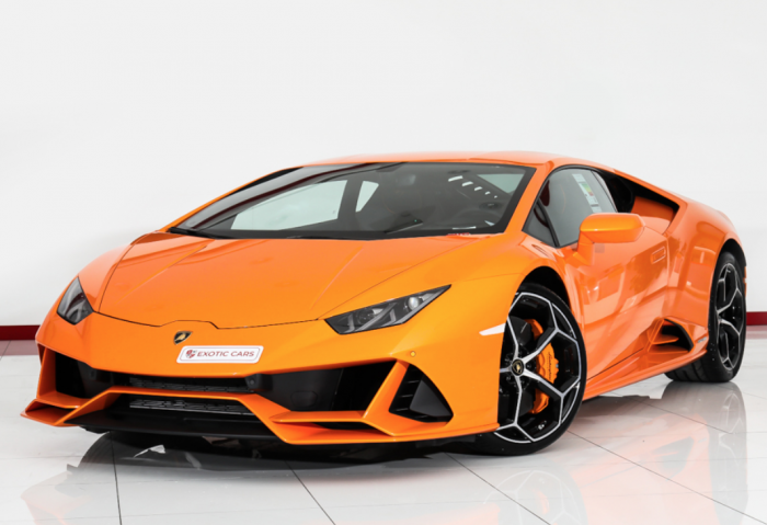 Lamborghini Huracan Evo 2020 Orange-Black+Orange New