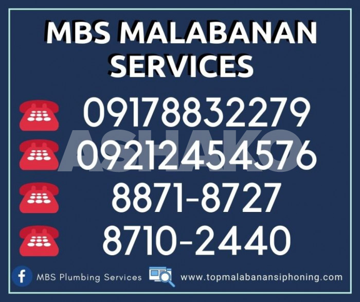 MBS MALABANAN SIPHONING 87102440 MANILA