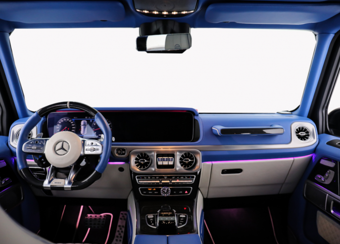 Mercedes-Benz G63 Brabus Black-Blue+Ivory 57,000 Km || Warranty Until Aug 2023 4 Image