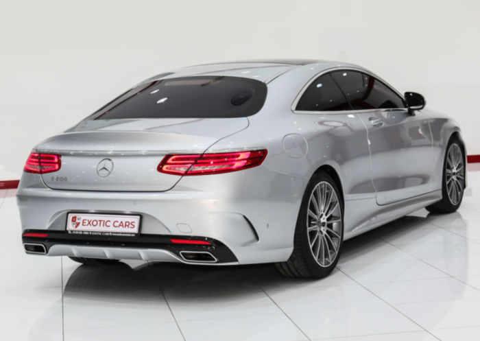 Mercedes-Benz S500 Coupe 2018 || Warranty Available || Silver-Ivory 33,000 Km 10 Image