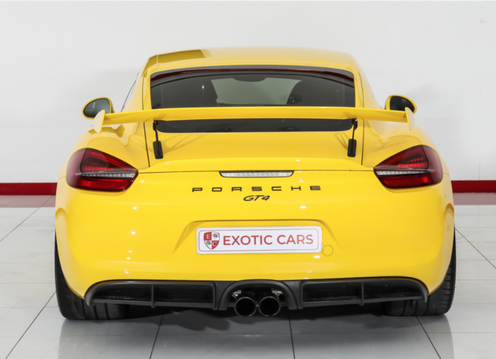 Porsche Cayman Gt4 2016 Yellow-Black 26,000 Km 7 Image