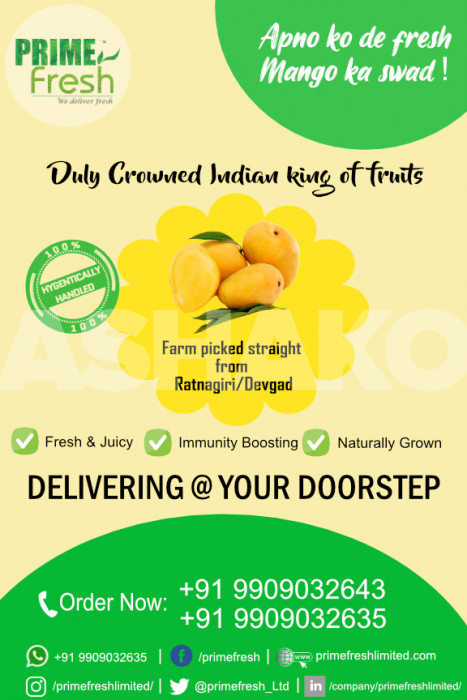 Relish Farm Fresh Mangoes at your Doorstep