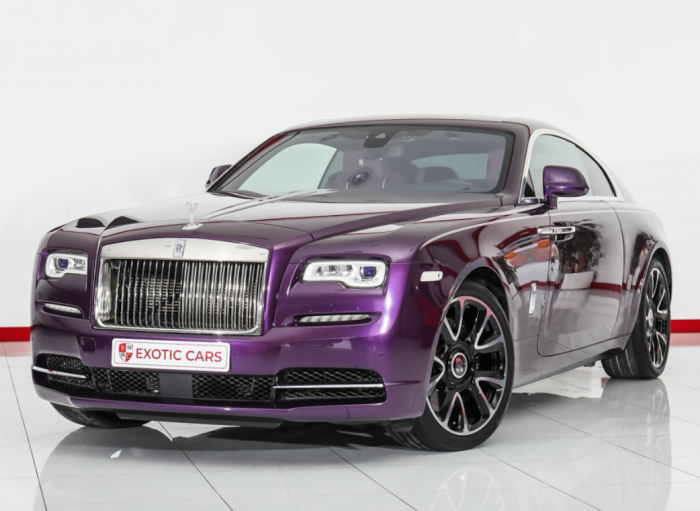 Rolls-Royce Wraith 2017 Purple-Purple+Black  || Warranty + Service until March 2021 || 15,000 KM