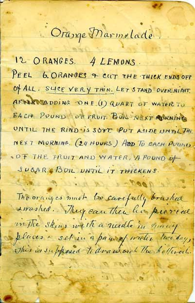 Vintage cooking recipes