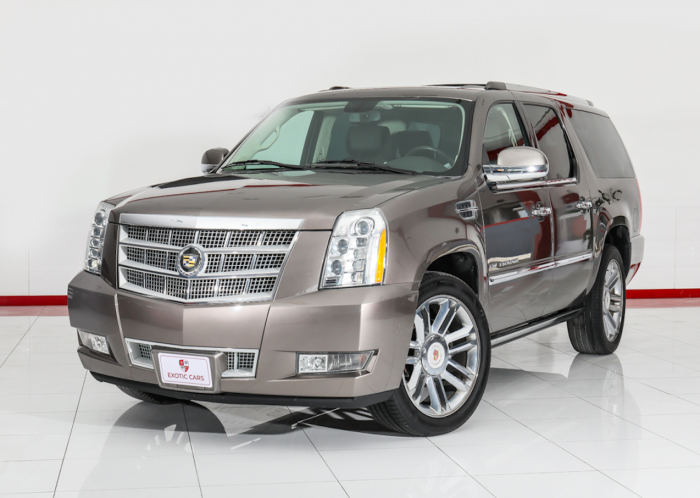 Warranty Available || Cadillac Escalade Platinum Esv 2012 Brown-Brown 29,000 Km 1 Image