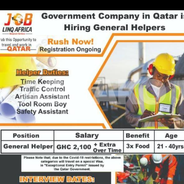 Workers needed in Dubai Qatar Jordan and Saudi Arabia